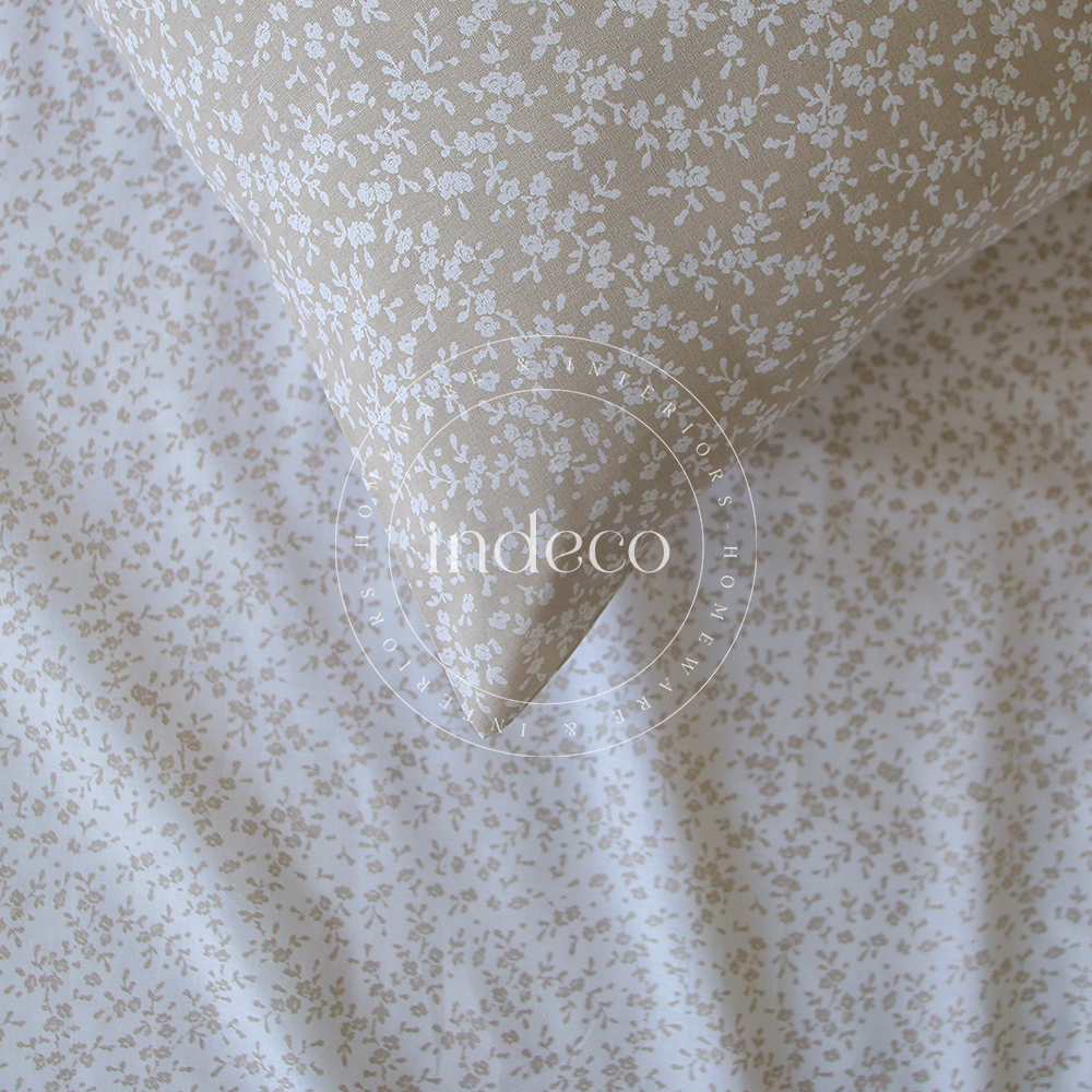 Dainty Ditsy Natural Bedsheet Set
