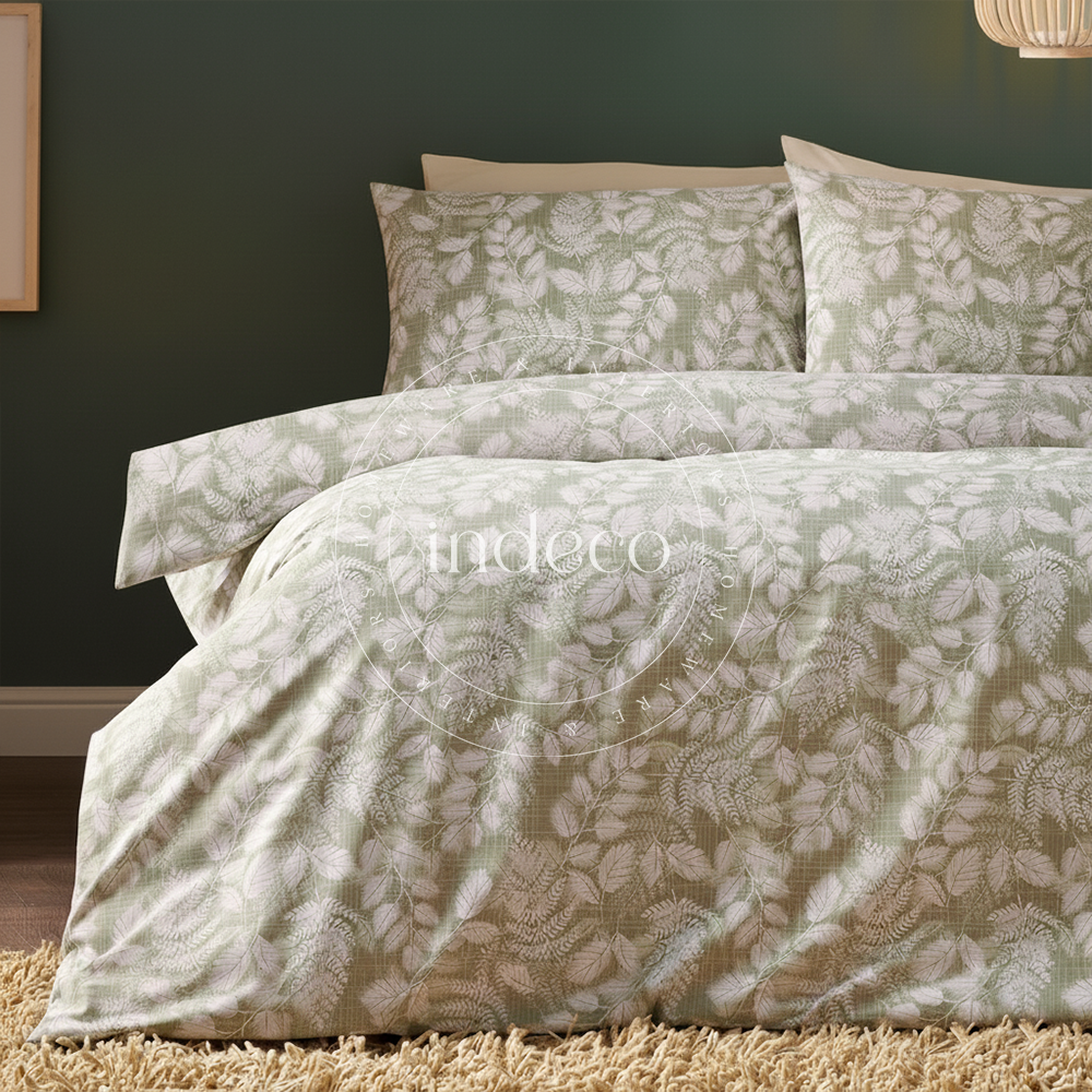 Leaf Green Duvet Cover Set
