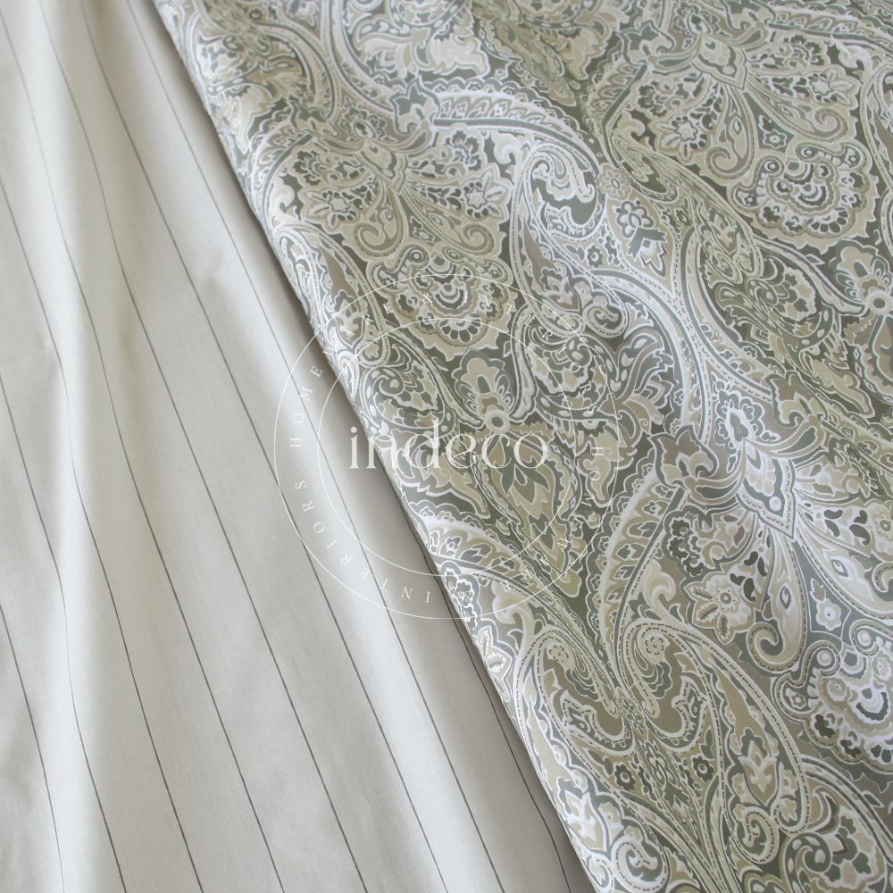 Mackenna Paisley Percale Duvet Cover