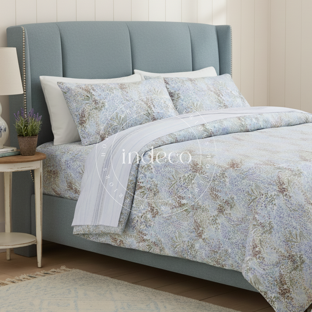 Pomelo Blue Duvet Cover Set