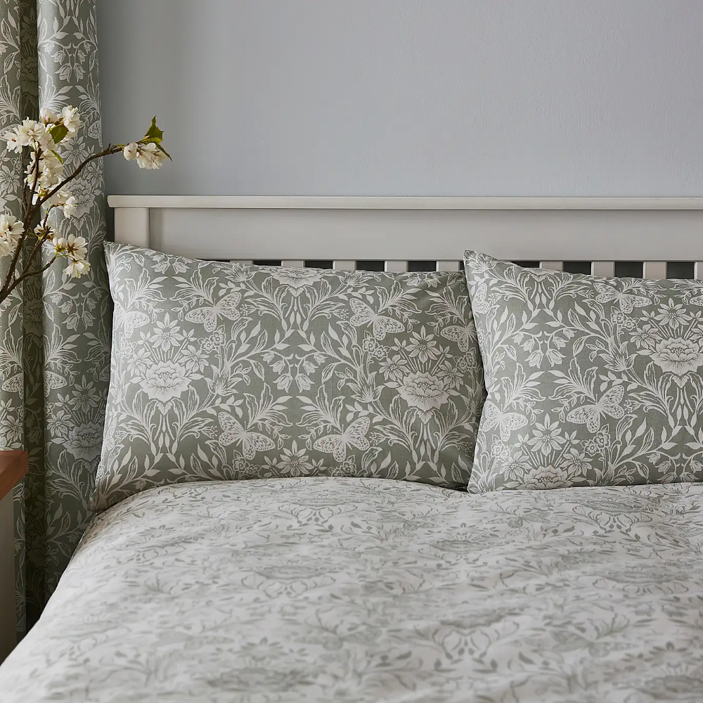 Avesham Olive Green Bedsheet Set