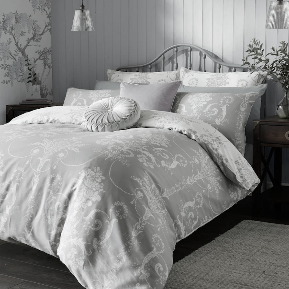 Josette Steel Grey Duvet Cover Set