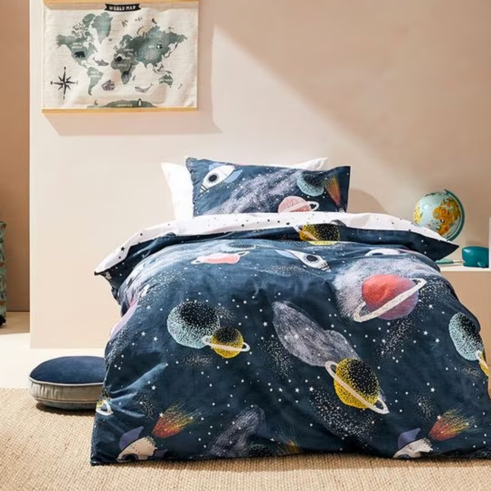 Outer space duvet cover hot sale