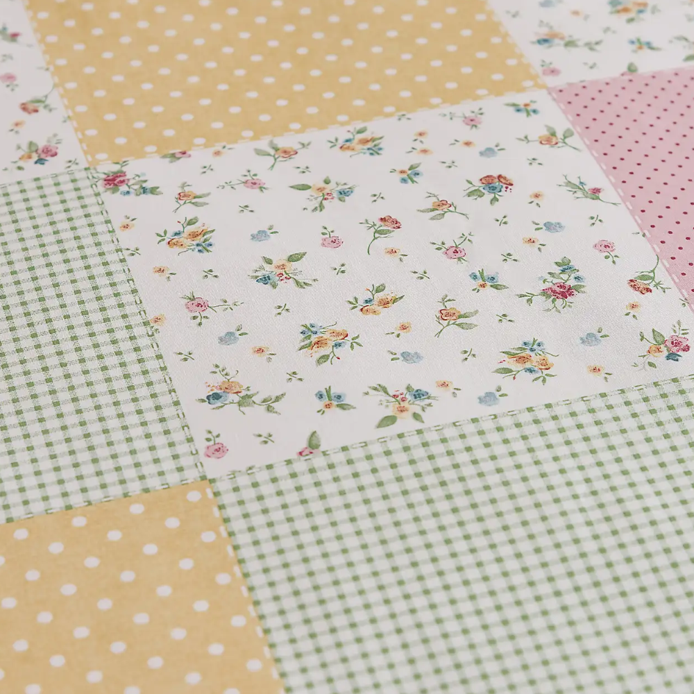 Meadow Stitch Duvet Cover Set with Fitted Sheet