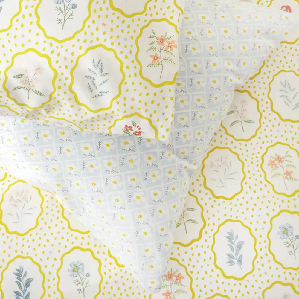Yellow Charm Bedsheet Set